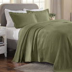 Superior Florin Cotton Jacquard Scrolling Medallion Bedspread Set