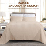 Superior Florin Cotton Jacquard Scrolling Medallion Bedspread Set
