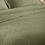 Superior Florin Cotton Jacquard Scrolling Medallion Bedspread Set
