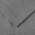 Superior Florin Cotton Jacquard Scrolling Medallion Bedspread Set
