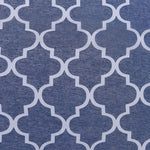 Geometric Trellis Lattice Sheer Grommet Curtain Panel Set