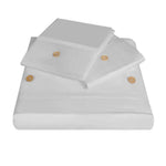 100% Organic Cotton Crisp Percale Duvet Cover Set