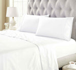 Superior Gina Organic Cotton 300 Thread Count Percale Flat Bed Sheet