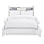 100% Cotton Glenmont Embroidered Duvet Cover Set