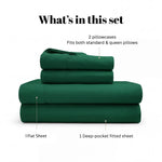 530 Thread Count Egyptian Cotton Sateen Bed Sheet Set