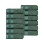 Superior Hays Cotton Medium Weight Soft Face Towel Washcloth Set of 12