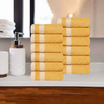 Superior Hays Cotton Medium Weight Soft Face Towel Washcloth Set of 12