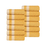 Superior Hays Cotton Medium Weight Soft Face Towel Washcloth Set of 12