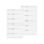 Superior Hays Cotton Medium Weight Soft Face Towel Washcloth Set of 12