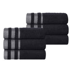 Superior Hays Cotton Medium Weight Soft Hand Towel Set of 6