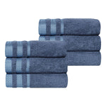 Superior Hays Cotton Medium Weight Soft Hand Towel Set of 6