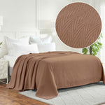 Lightweight Cotton Blanket – Metro Chevron, All-Season Bedding