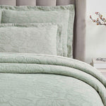 Floral Cotton Matelassé Bedspread Set Hibiscus Jacquard (3-Piece)