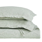 Floral Cotton Matelassé Bedspread Set Hibiscus Jacquard (3-Piece)