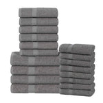 Superior Highly Absorbent Eco-Friendly Soft Cotton 18 Piece Towel Set