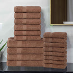 Superior Highly Absorbent Eco-Friendly Soft Cotton 18 Piece Towel Set