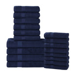 Superior Highly Absorbent Eco-Friendly Soft Cotton 18 Piece Towel Set