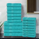 Superior Highly Absorbent Eco-Friendly Soft Cotton 18 Piece Towel Set