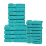 Superior Highly Absorbent Eco-Friendly Soft Cotton 18 Piece Towel Set