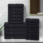 Superior Highly Absorbent Eco-Friendly Soft Cotton 18 Piece Towel Set