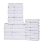 Superior Highly Absorbent Eco-Friendly Soft Cotton 18 Piece Towel Set