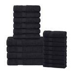 Superior Highly Absorbent Eco-Friendly Soft Cotton 18 Piece Towel Set