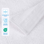 Superior Honeycomb Textured Border Luxury Cotton 3 Piece Towel Set