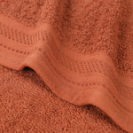 Superior Honeycomb Textured Border Cotton Luxury 6 Piece Towel Set