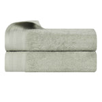 Superior Honeycomb Textured Border Cotton Luxury Bath Sheets, Set of 2