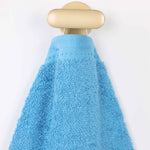 Superior Honeycomb Border Cotton Medium Weight Face Towels, Set of 12
