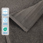 Superior Honeycomb Border Cotton Medium Weight Face Towels, Set of 12
