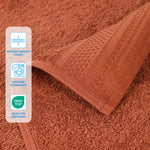 Superior Honeycomb Border Cotton Medium Weight Face Towels, Set of 12
