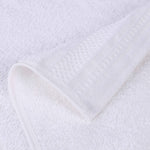 Superior Honeycomb Border Cotton Medium Weight Face Towels, Set of 12