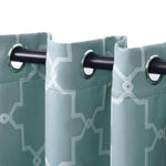 Imperial Trellis Washable Room Darkening Blackout Curtains, Set of 2