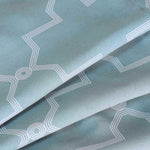 Imperial Trellis Washable Room Darkening Blackout Curtains, Set of 2