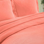 Paisley Cotton Bedspread Set Lightweight Jacquard Matelassé 3-Piece