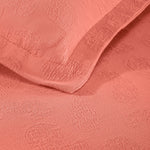 Paisley Cotton Bedspread Set Lightweight Jacquard Matelassé 3-Piece