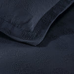 Paisley Cotton Bedspread Set Lightweight Jacquard Matelassé 3-Piece