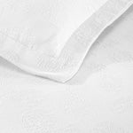 Paisley Cotton Bedspread Set Lightweight Jacquard Matelassé 3-Piece