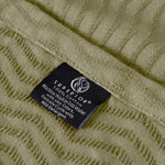 Superior Jena Cotton Textured Chevron Lightweight Woven Blanket