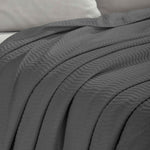 Superior Jena Cotton Textured Chevron Lightweight Woven Blanket