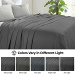 Superior Jena Cotton Textured Chevron Lightweight Woven Blanket