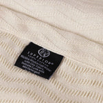 Superior Jena Cotton Textured Chevron Lightweight Woven Blanket