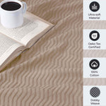 Superior Jena Cotton Textured Chevron Lightweight Woven Blanket
