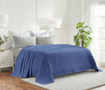 Superior Jena Cotton Textured Chevron Lightweight Woven Blanket