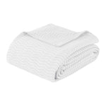 Superior Jena Cotton Textured Chevron Lightweight Woven Blanket