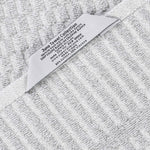 Superior Juno Cotton Blend Checkered Ribbed Face Towels Washcloths, Set of 12