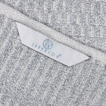 Cotton Blend Textured Checkered Bath Towel Set of 2