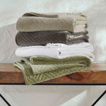 Superior Karina Cotton Velvet Lightweight Quilt and Pillow Sham Set