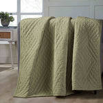Superior Karina Cotton Velvet Lightweight Quilt and Pillow Sham Set